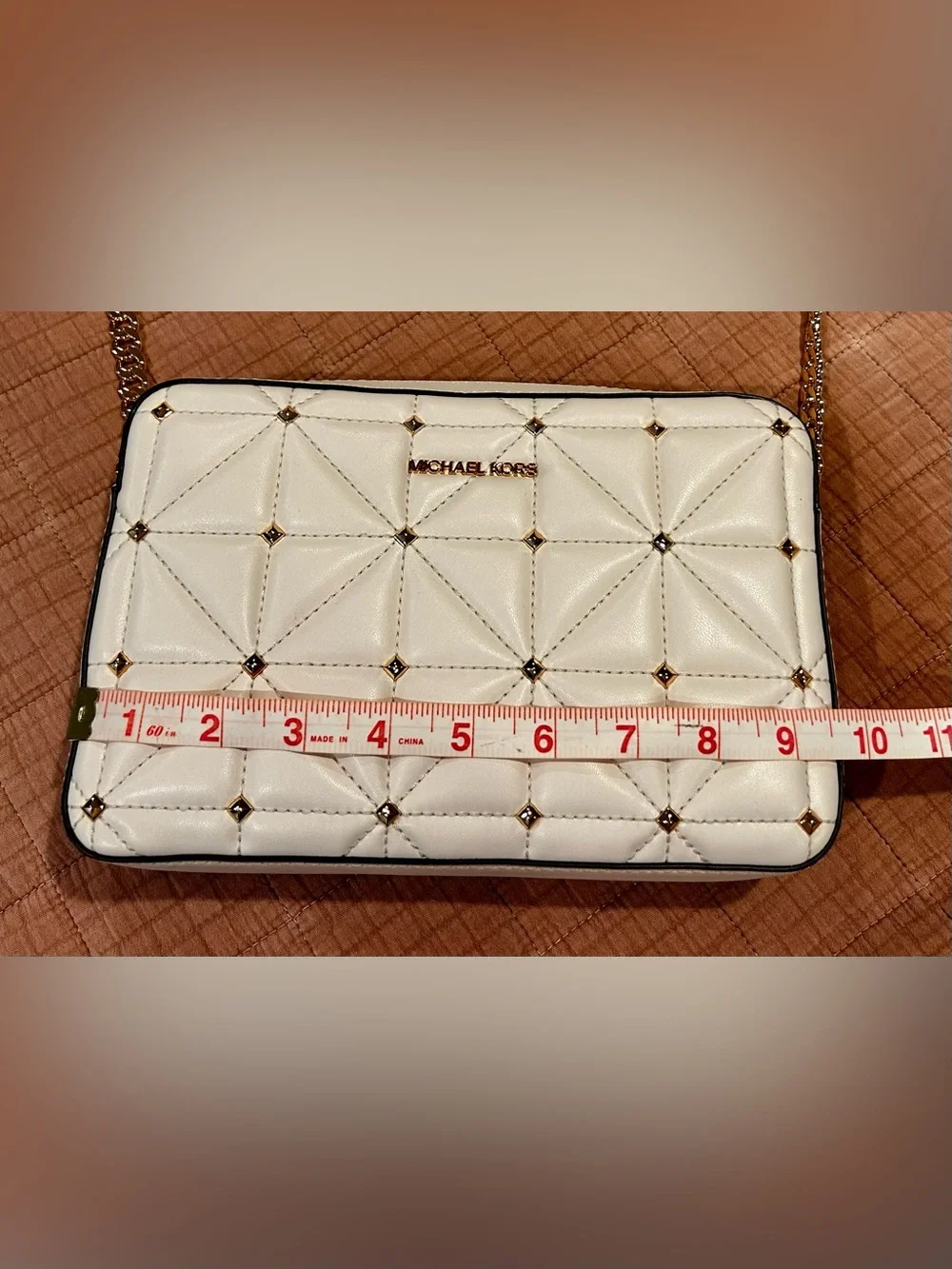 Michael Kors East West Cream Large Jet Set Crossbody Bag
